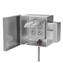 Vandal Proof Locking Outlet Box w/ Padlock